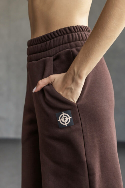 Теплі жіночі штани палаццо на флісі TOTALFIT E2-IS57