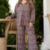Костюм Loungewear із мікрофібри "Leopard" TOTALFIT RY1-P152 E13-P152