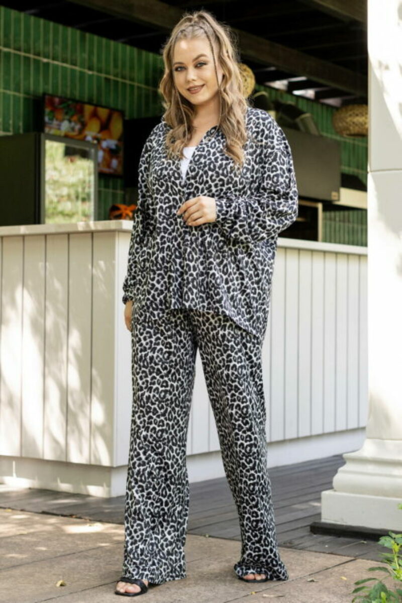 Костюм Loungewear із мікрофібри "Leopard"