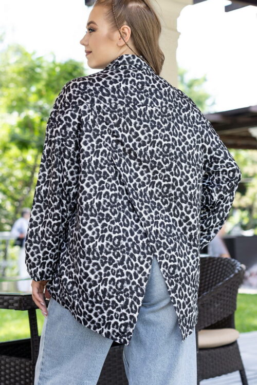 Легка oversize-сорочка з мікрофібри TOTALFIT RY1-P151